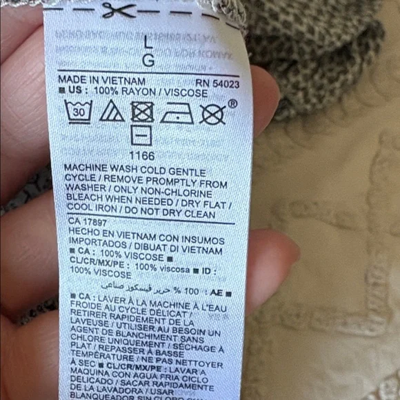 Old Navy Black and White V‑Neck Tiered Maxi Dress - Picture 7 of 7